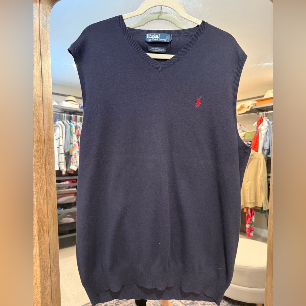 Ralph Lauren Navy Sweater Vest